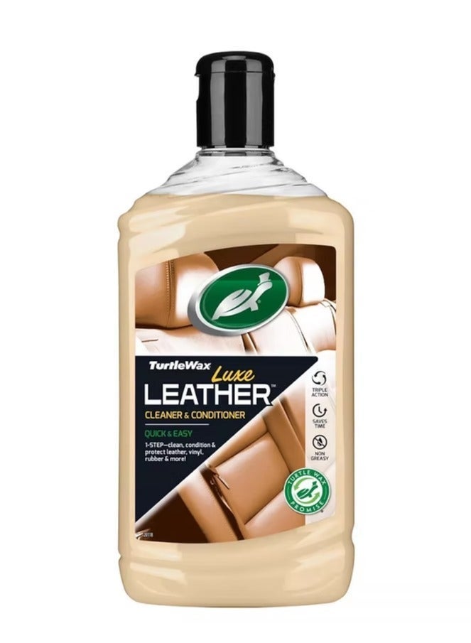 TurtleWax Luxe Leather Cleaner & Conditioner QUICH & EASY 500ML - Image 1