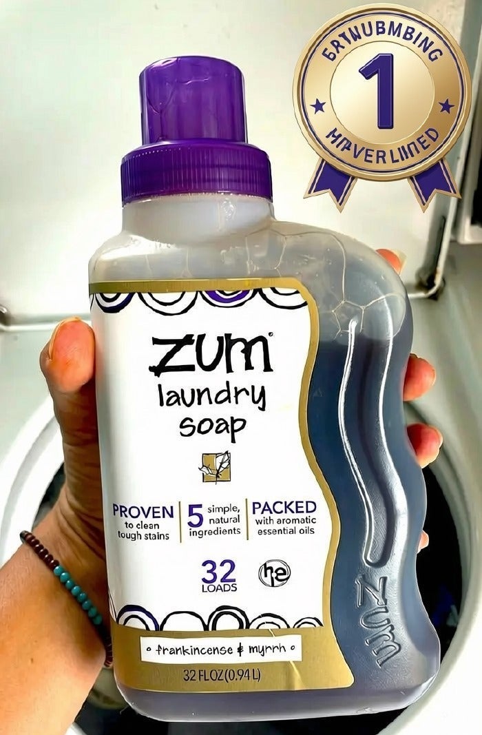ZUM, Laundry Soap, Frankincense & Myrrh, 32 fl oz (0.94 l) - Image 2