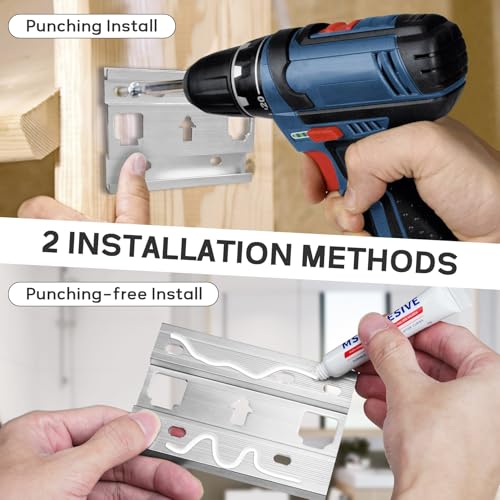 Ruirgo Retractable Clothesline Indoor, Clothes Line Outdoors, Clothesline with Anti-Sagging Function, 165inch Stainless Steel Clothes Drying Line, Can Be Installed in Balcony, Bathroom, Laundry Room - Image 3