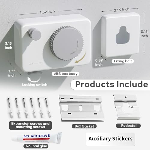 Ruirgo Retractable Clothesline Indoor, Clothes Line Outdoors, Clothesline with Anti-Sagging Function, 165inch Stainless Steel Clothes Drying Line, Can Be Installed in Balcony, Bathroom, Laundry Room - Image 2