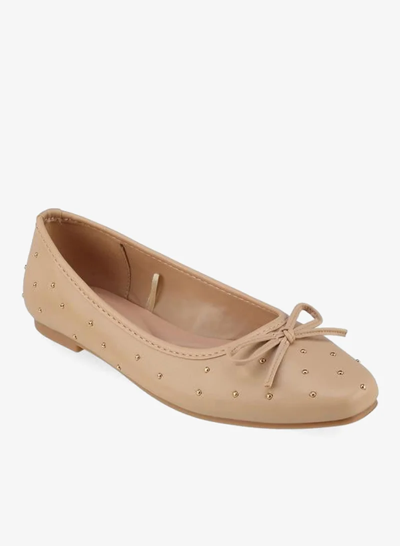 Celeste Women Studded Ballerina Shoes