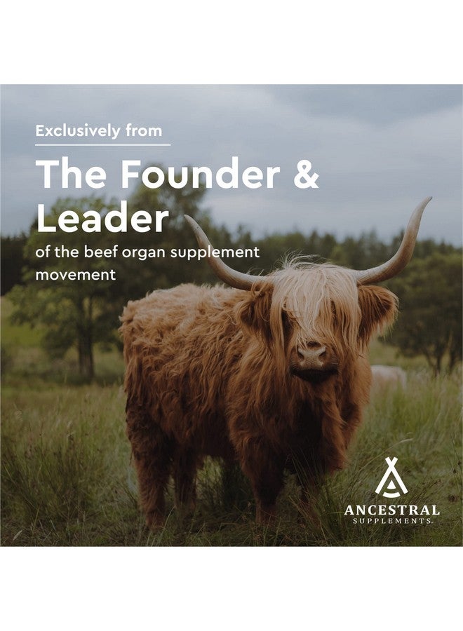 Ancestral Supplements Grass Fed Beef Gallbladder Supplements with Ox Bile and Liver, 1000mg, Liver and Gallbladder Support Complex Promotes Gallbladder & Digestive Health and Bile Flow, 180 Capsules - Image 3