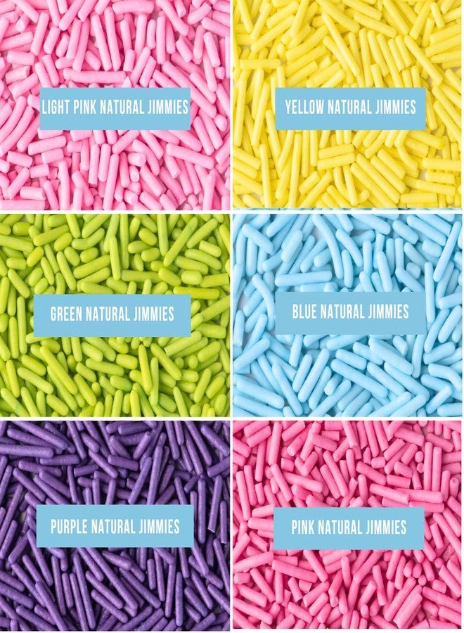 Sweets Indeed Sprinkles 6 Cell Edible Sprinkle Mix Jimmies Perfect for Cake Decorations Baking Ice Cream Cookies Cupcake Topper (Pastel Jimmies) - Image 3