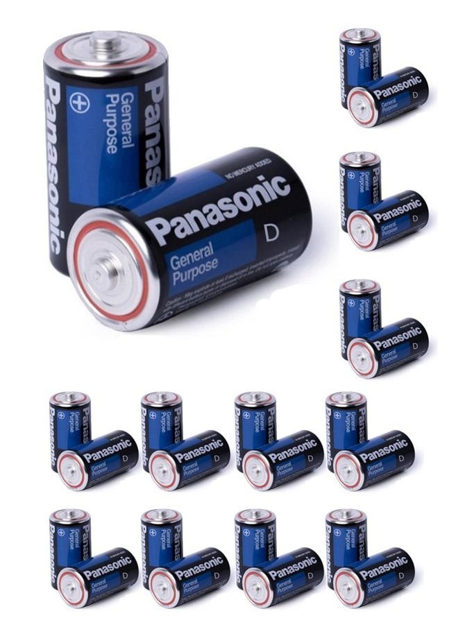 Panasonic 24 Pieces General Purpose D Batteries 