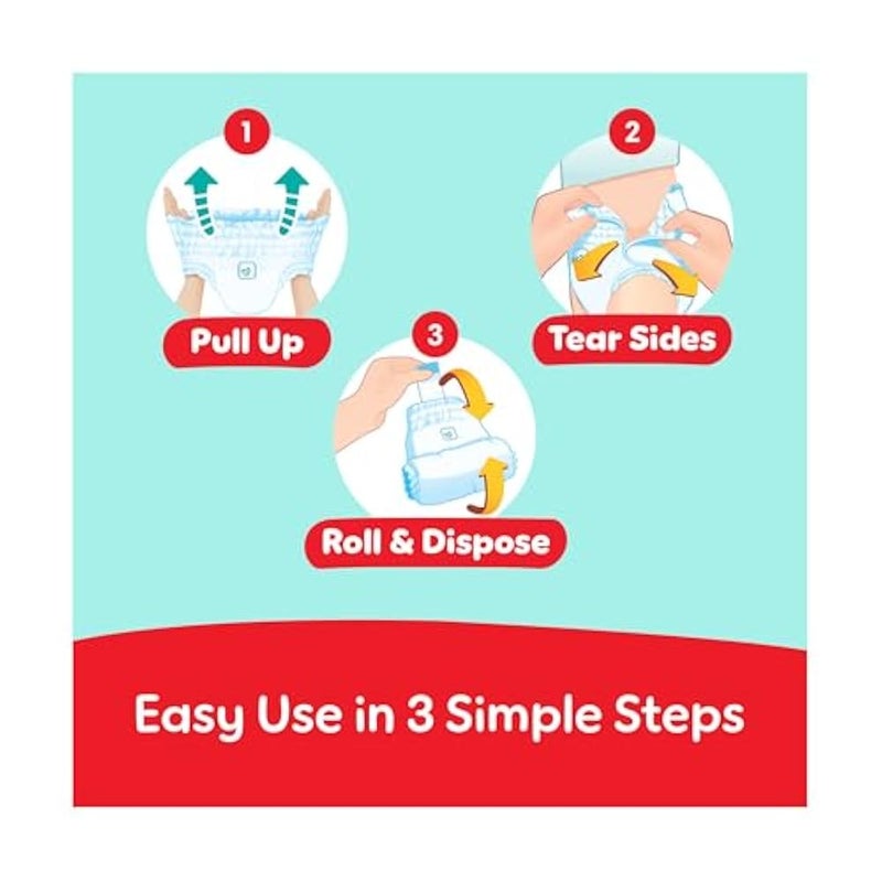 Pampers Premium Extra Care Pants, Size 4, 9-14kg, with lotion with aloe vera, 44 diapers. (Pack may vary) - Image 2