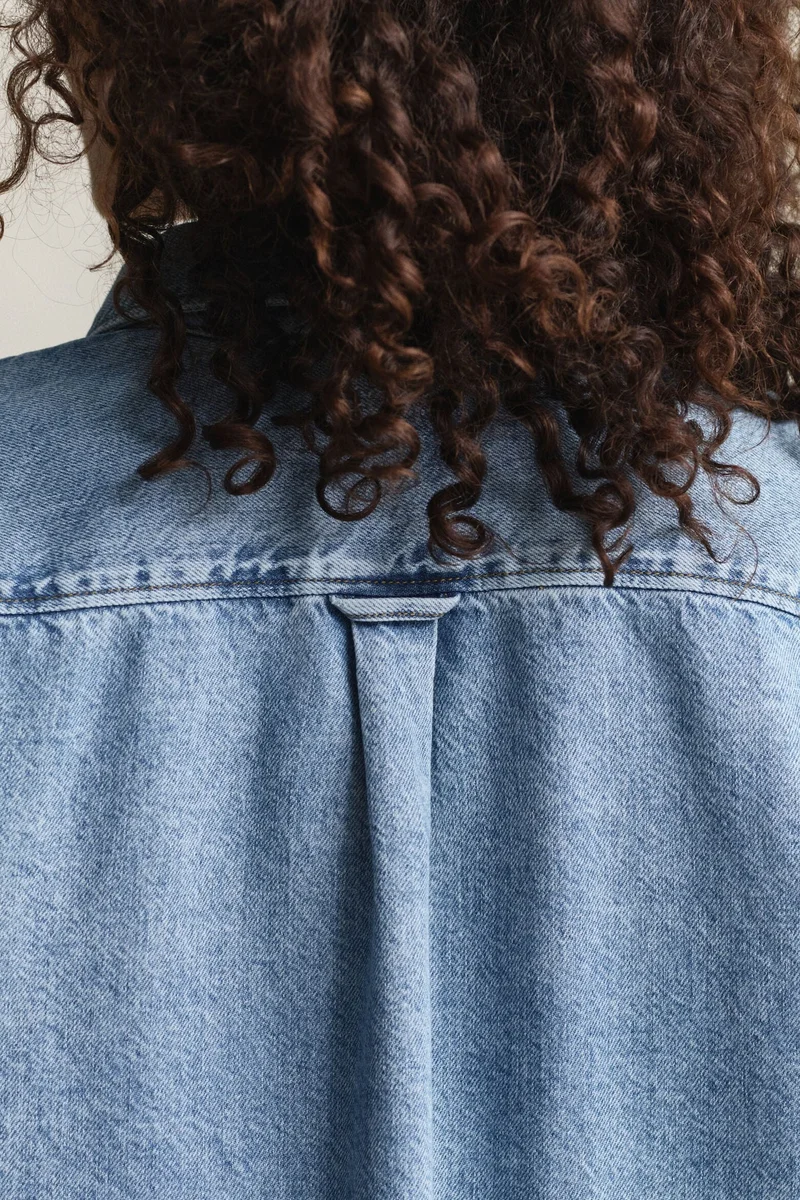 Gant  Relaxed Fit Denim Pocket Long Sleeve Shirt for Women | Best Price UAE