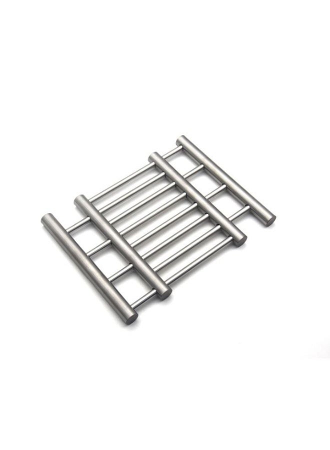 ناما حامل أواني/أكواب بتصميم منزلق قابل للتوسيع من الفولاذ المقاوم للصدأ، قاعدة أكواب لحماية سطح الطاولة، أداة تقديم الطعام - Image 4