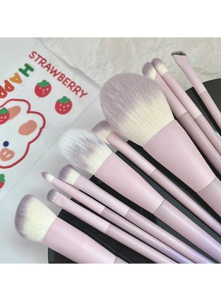 Goolsky Purple makeup brush 10 set of Star Daizi beginner soft brush dustproof portable outdoor storage bag - Image 2