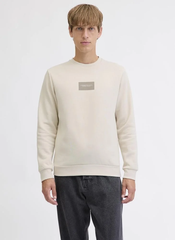 JJ Rebel Logo Regular Fit Pullover Sweatshirt