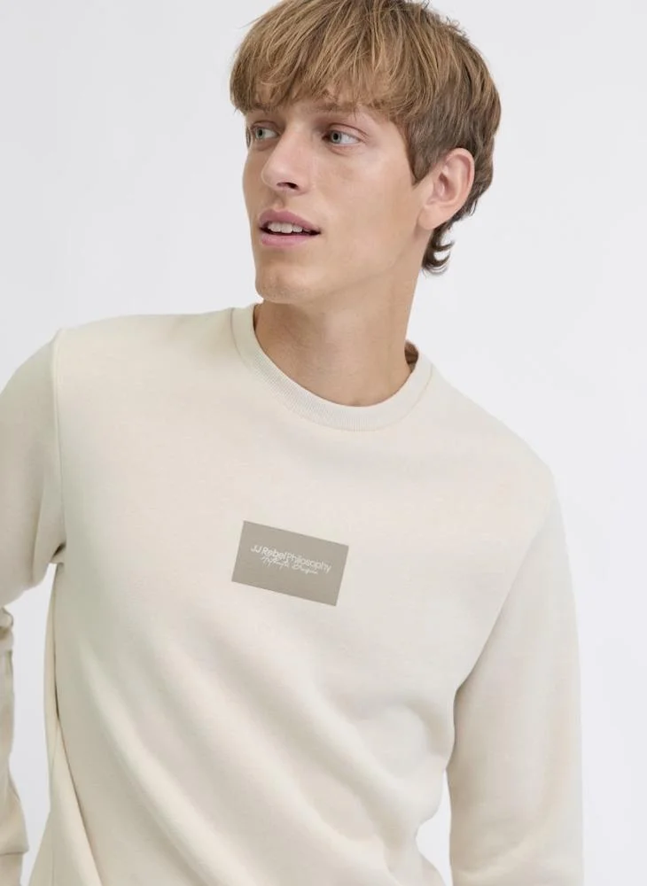 JJ Rebel Logo Regular Fit Pullover Sweatshirt