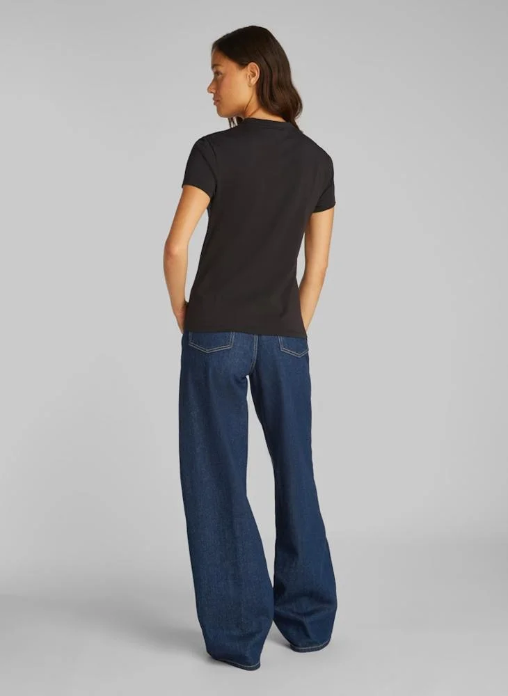كالفن كلاين Crew Neck Knitted T-Shirt