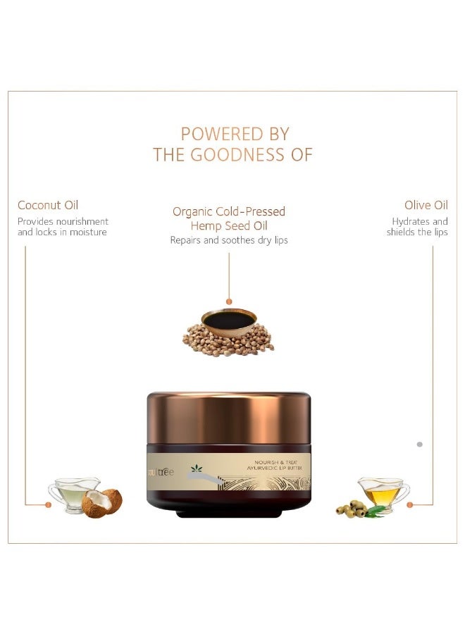 SoulTree Nourish & Treat Ayurvedic Lip Butter - 15g - Image 4