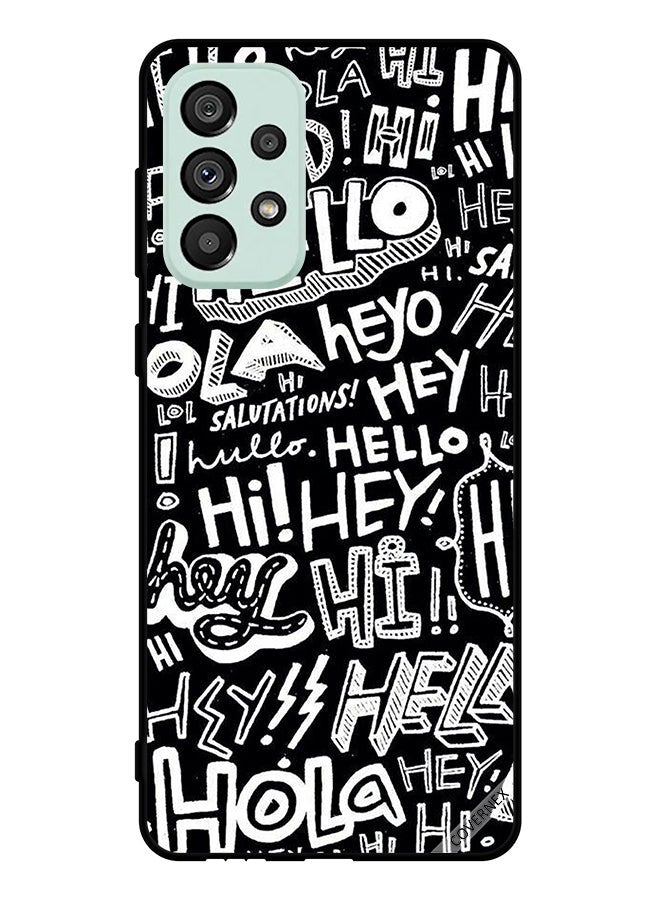 Covernex Protective Case Cover For Samsung Galaxy A53 5G Hi Hello Tags - Image 1