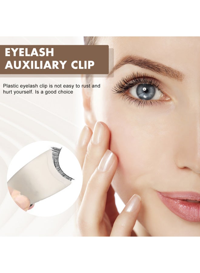 EELHOE Eyelash Auxiliary Clip Auxiliary Beauty Tool To Apply False Eyelashes Curling Eye Eyeliner For Beginners - Image 2