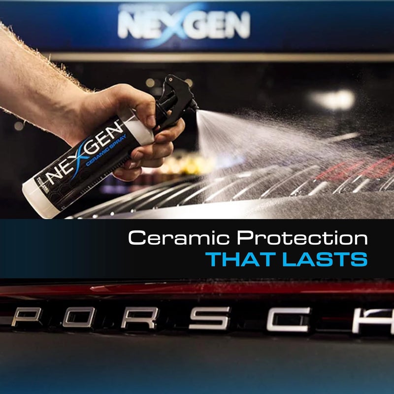 NEXGEN Ceramic Spray Silicon Dioxide — Easy to Apply, Ceramic Coating Spray for Cars — Professional-Grade Protective Sealant Polish for Cars, RVs, Motorcycles, Boats, and ATVs — 8oz Bottle - Image 2
