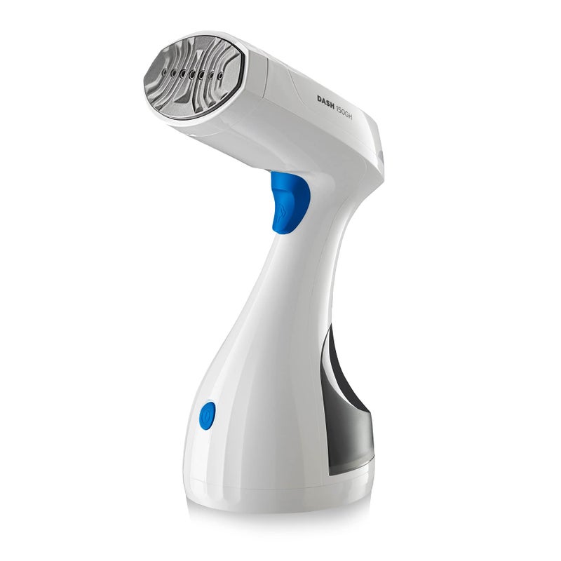 Reliable Dash 150GHB Portable Garment Steamer,Handheld Steamer with Fabric Brush, Light Weight Travel Steamer with Continuous Steam and Auto Shut-off, Shirt, Pants & More (White) - Image 1