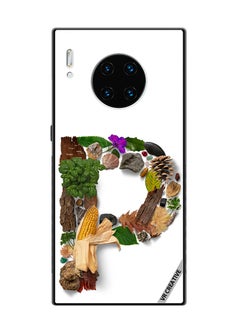 VR CREATIVE Protective Case Cover For Huawei Mate 30 Pro Alphabet P Design Multicolour  - Image 1