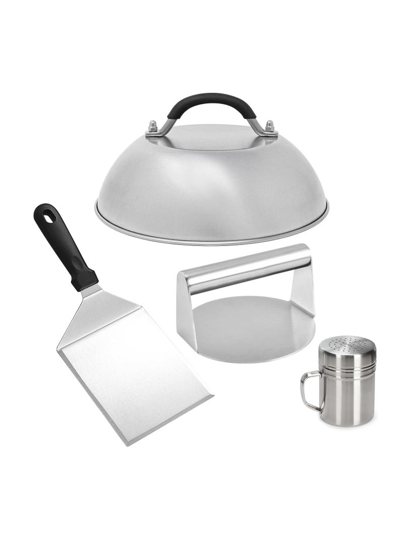 General BBQ Tool Set, Broken Burger Set, Burger Press, Pot Lid, BBQ Shovel Bottle  - Image 1