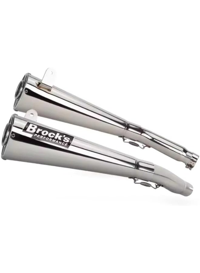 زوج من نظام العادم المزدوج بروك G176 ل GSX1300R - Image 1