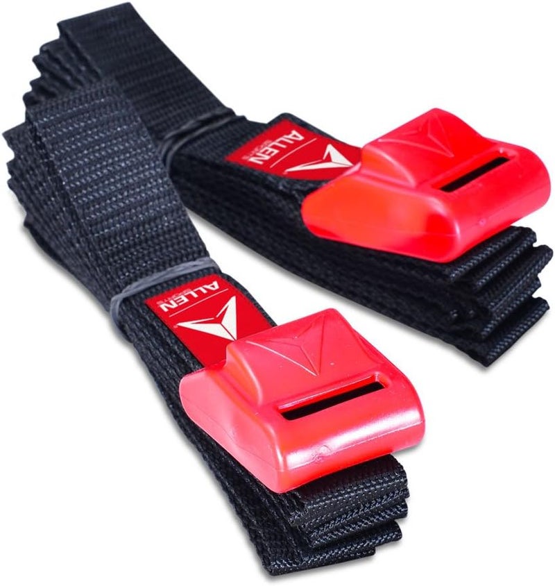 Allen Sports 8 Ft Polyester Cargo Straps With Padded Cam Buckles (500 lb Break Strength), Model 508S - Image 1