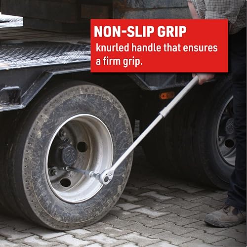 E-Z Red EZRED 3/4" Drive Extendable Ratchet with Reinforced Steel Telsecoping Locking Shaft - Image 4