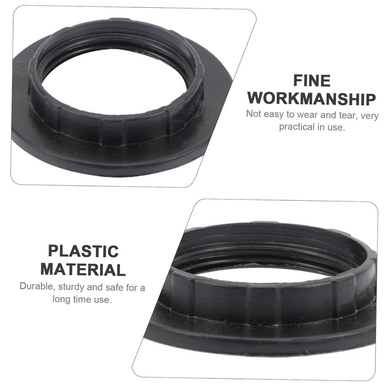 40pcs Plastic Light Socket Rings Lamp Head Ring Replacement Socket Lamp Accessory for Bulbs - Image 3