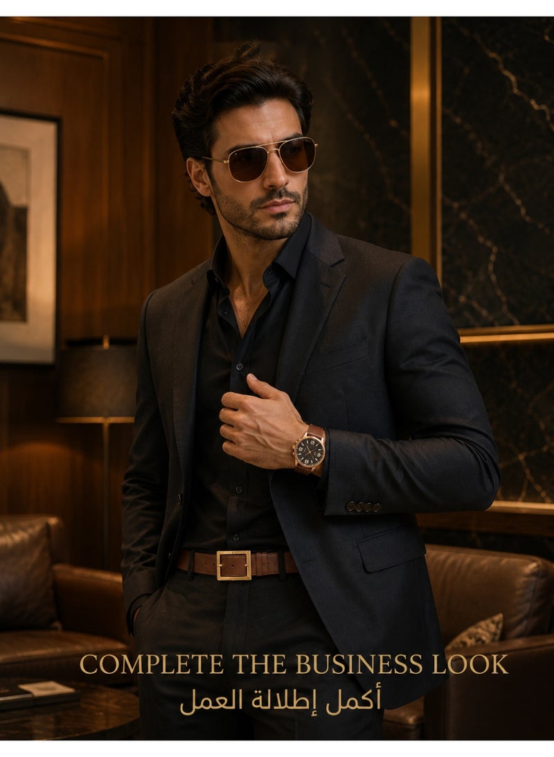 فوريكاسا طقم هدايا رجالي أنيق للمناسبات والعمل داخل صندوق هدايا ملكي - Image 4