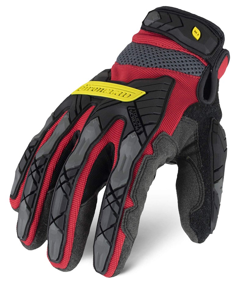 Ironclad Ironclad Command Impact 360 Cut A6 Work Gloves; Touch Screen Gloves Conductive Palm & Fingers, Impact Protection, Machine Washable, Sized S, M, L, XL, XXL (1 Pair), Red (IEX-MIGR5-05-XL)  - Image 1