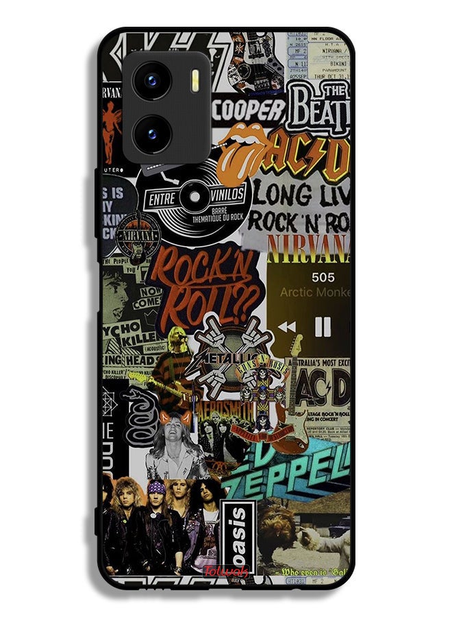 Tolwak Vivo Y15s Protective Case Cover Long Live Rock N Roll - Image 2