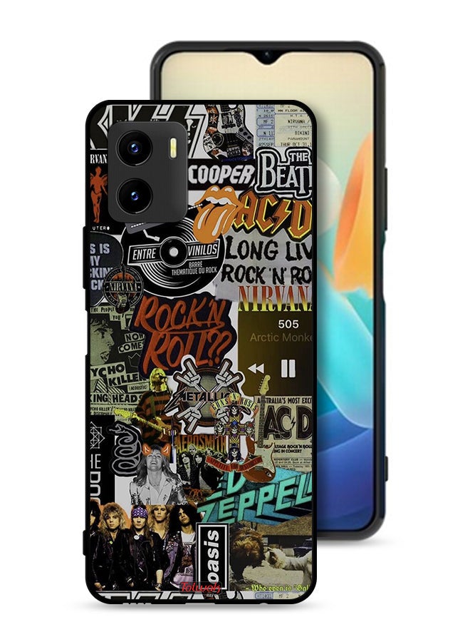Tolwak Vivo Y15s Protective Case Cover Long Live Rock N Roll - Image 1