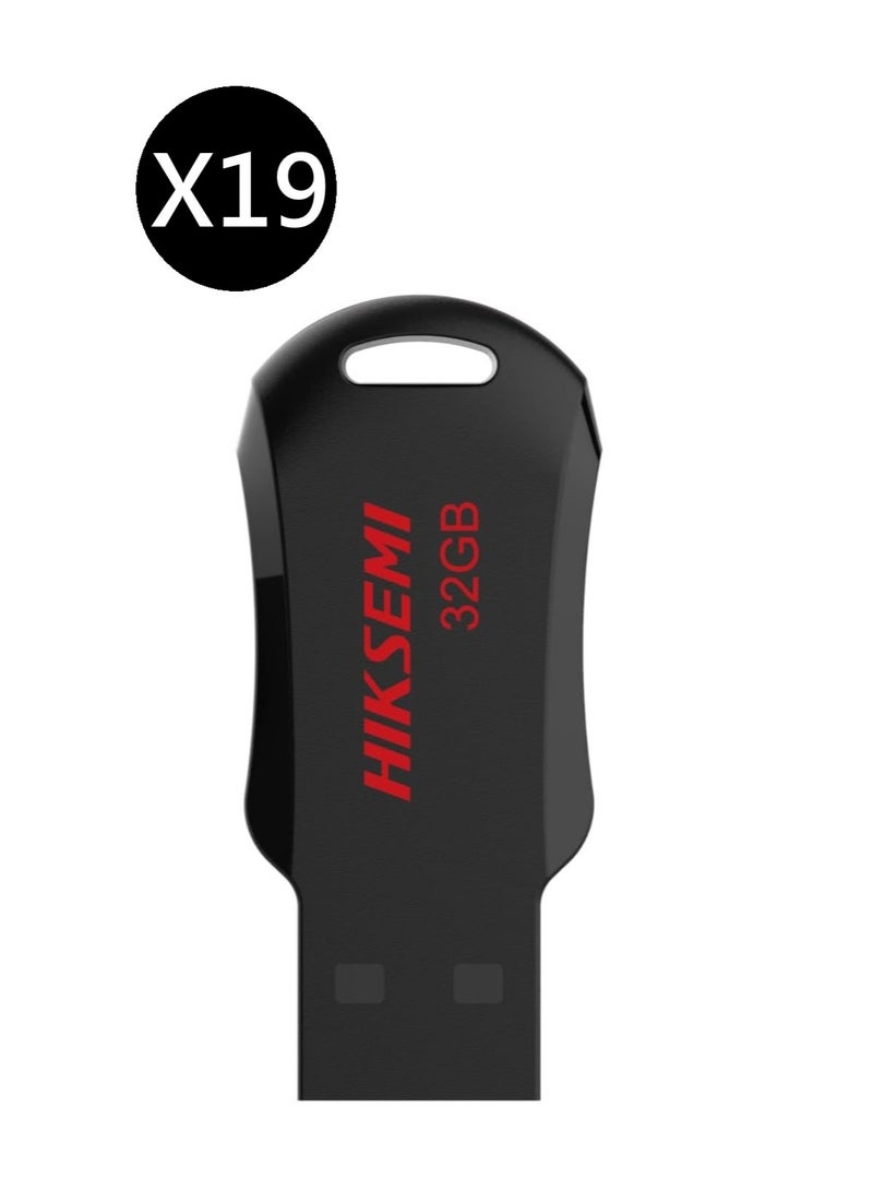 HIKSEMI Bundle Of 19 32GB USB 2.0 Flash Drive, Black | HS-USB-M200R 32G RNB