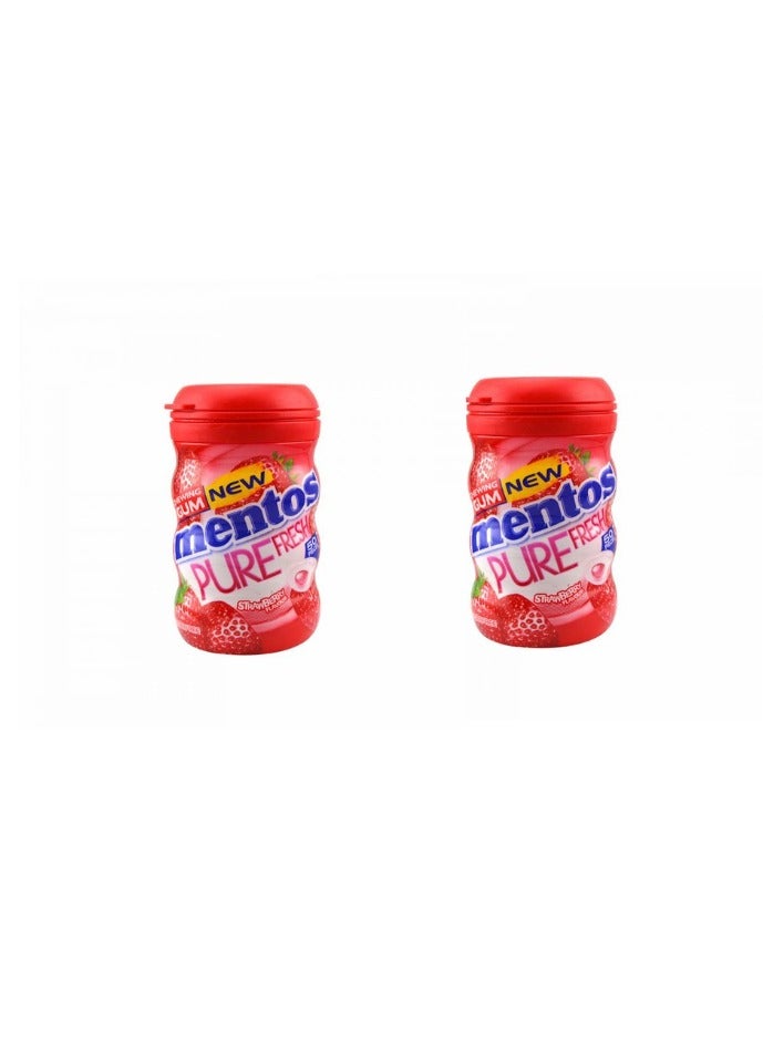 Mentos Pure Fresh Strawberry Gum 1+1