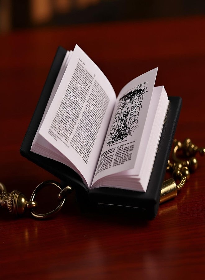 نسخة مصغرة من كتاب الكتاب المقدس بمقياس 1/12 - إكسسوارات مكتبة واقعية لبيت الدمى، مناسبة لرفوف الكتب ومشاهد غرف النوم | كتب مصغرة قابلة للجمع لأثاث وديكور بيت الدمى - Image 3