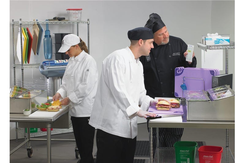 San Jamar مجموعة نظام Saf-T-Zone من Carlisle FoodService Products San Jamar ASZ121812SYS، متعددة الألوان - Image 2