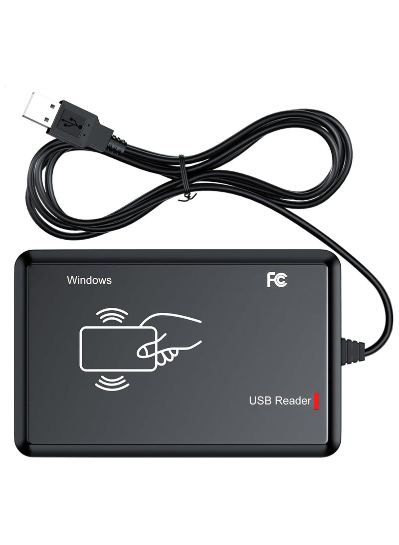 TeleGiga Dual Frequency [13.56 Mhz, 125Khz] USB RFID Reader With One Year Warranty  - Image 1