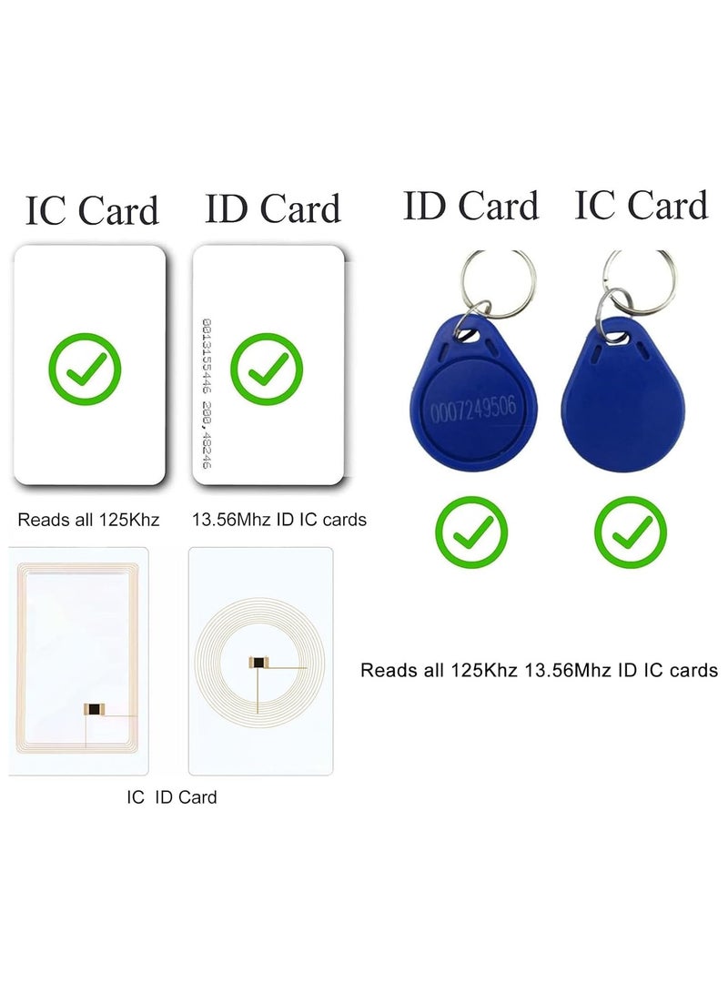 TeleGiga Dual Frequency [13.56 Mhz, 125Khz] USB RFID Reader With One Year Warranty  - Image 4