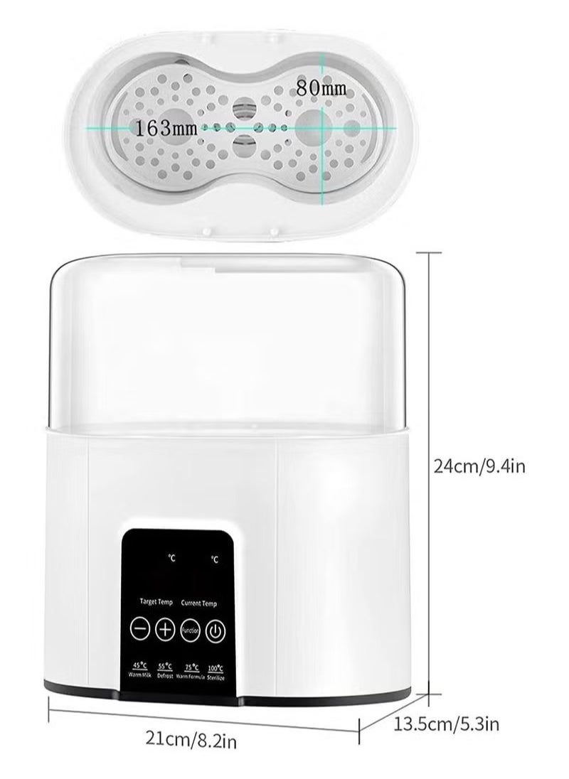 Gonice Baby Bottle Warmer Milk Formula Baby Food Heater And Steam Sterilizer With Cleaning Brush  - Image 3