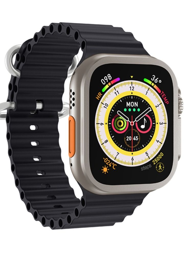 AROAQ ZW8 Ultra Max Smartwatch Multi Functional 2.05 Inch Screen Display 200mAh Battery Waterproof Wireless Charging Bluetooth Smart Watch - Image 3