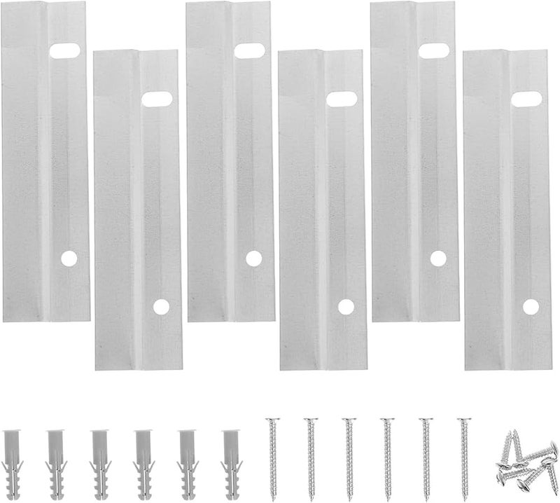 مجموعة تعليق الصور الفرنسية ذات اللسان والمفصلة، أقواس تركيب حائط معدنية متينة للإطار والمرآة واللوحة البيضاء - Image 1