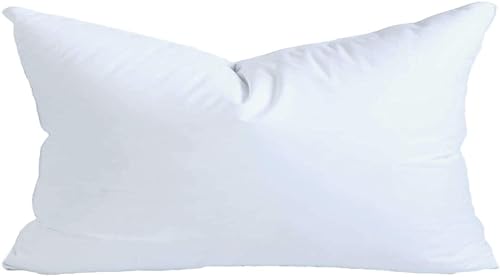 MoonRest 22x28 Inch Synthetic Down Alternative Rectangle Pillow Insert Form Stuffer for Sofa Shams Decorative Throw Pillow Cushion and Bed Pillow Stuffing Hypoallergenic 22X 28
