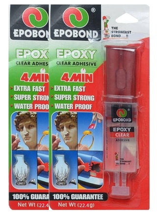 Epoxy Fast Welding, Ultra Clear, 4 Minute, 2 Components, Net Weight 22.4g 2 Pieces - pzsku/Z7485AB39DE3C434E65FDZ/45/_/1733752805/154bc60b-bcd9-4336-acaa-d80768f86eda