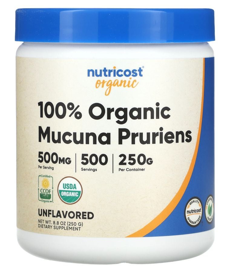 100% Organic Mucuna Pruriens Unflavored 8.8 oz (250 g)
