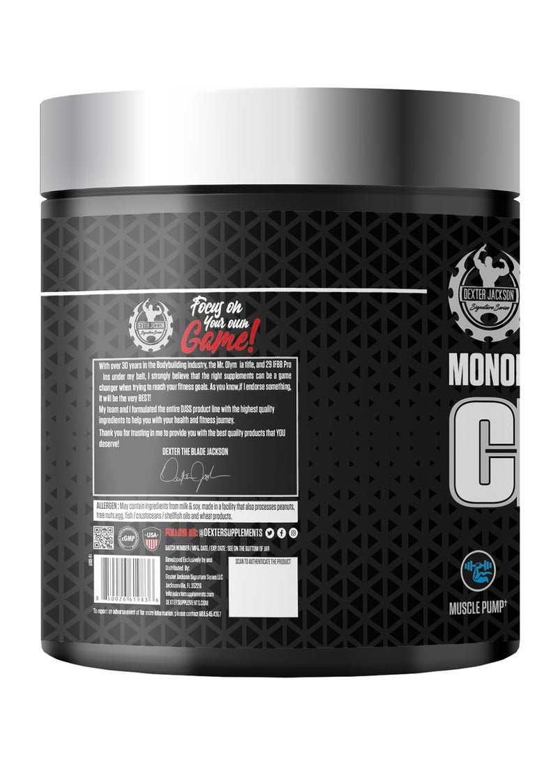 DEXTER JACKSON - Black Series Creatine Monohydrate - Unflavored, 300g - Image 1