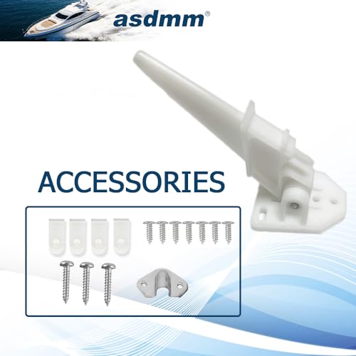 asdmm Marine Boat Speedometer Pitot, Automatic Kick-up Tube Assembly Up to 80 MPH (Speedometer Pitot) - Image 2