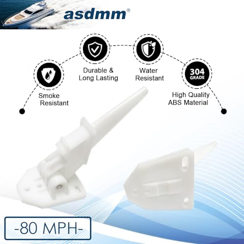 asdmm Marine Boat Speedometer Pitot, Automatic Kick-up Tube Assembly Up to 80 MPH (Speedometer Pitot) - Image 3