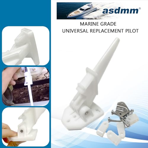 asdmm Marine Boat Speedometer Pitot, Automatic Kick-up Tube Assembly Up to 80 MPH (Speedometer Pitot) - Image 4
