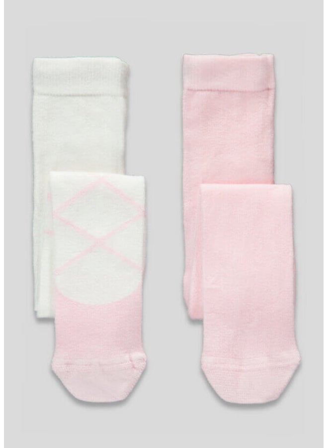 Girls 2 Pack Ballet Tights
