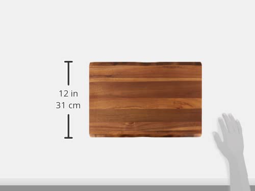Rachael Ray Pantryware Wood Cutting Board / Wood Serving Board - 17 Inch x 12 Inch, Brown - Image 3