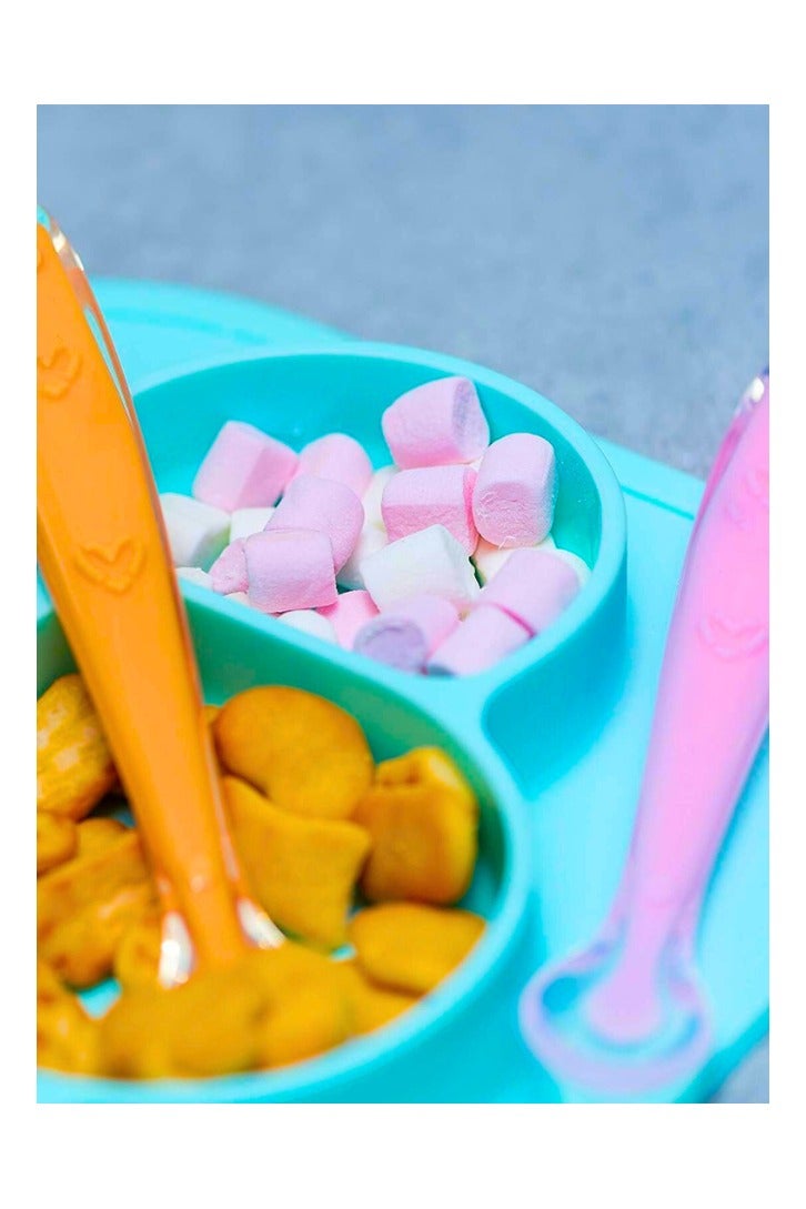 Chase Up 4 Pcs Silicone Baby Spoons, Baby Silicone Soft Spoon, Feeding and Weaning Spoons, Non Toxic and BPA Free, Gentle On Baby's Gums, Easy to Clean, for Baby Lead Weaning, 4 Colors - Image 2