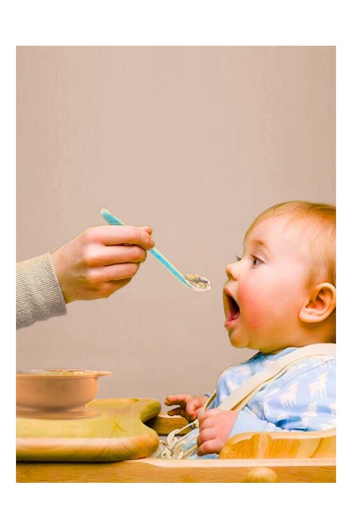 Chase Up 4 Pcs Silicone Baby Spoons, Baby Silicone Soft Spoon, Feeding and Weaning Spoons, Non Toxic and BPA Free, Gentle On Baby's Gums, Easy to Clean, for Baby Lead Weaning, 4 Colors - Image 3